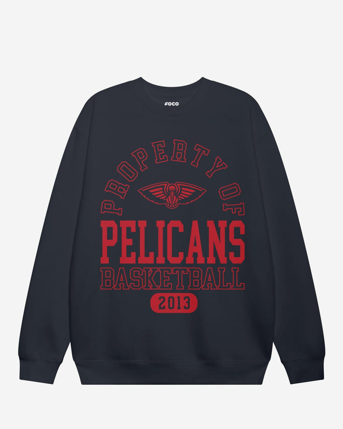 New Orleans Pelicans Property Of Crew Neck Sweatshirt FOCO S - FOCO.com