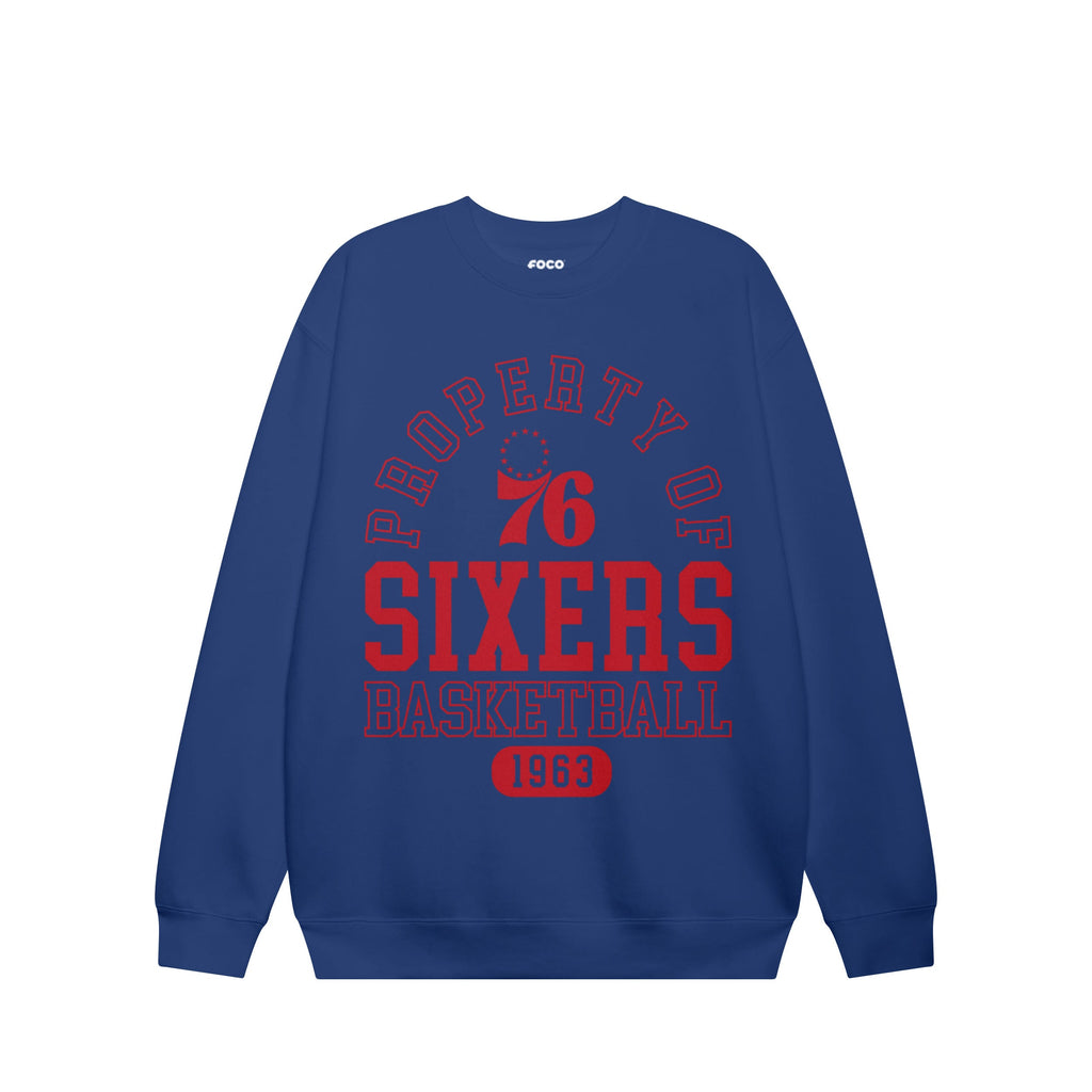 Philadelphia 76ers Property Of Crew Neck Sweatshirt