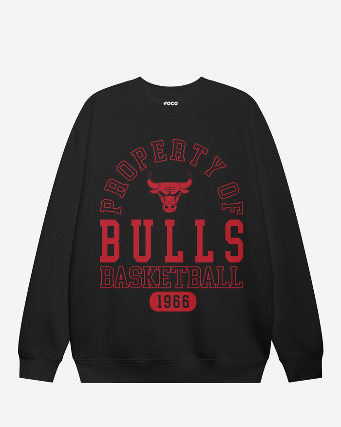 Chicago Bulls Property Of Crew Neck Sweatshirt FOCO S - FOCO.com