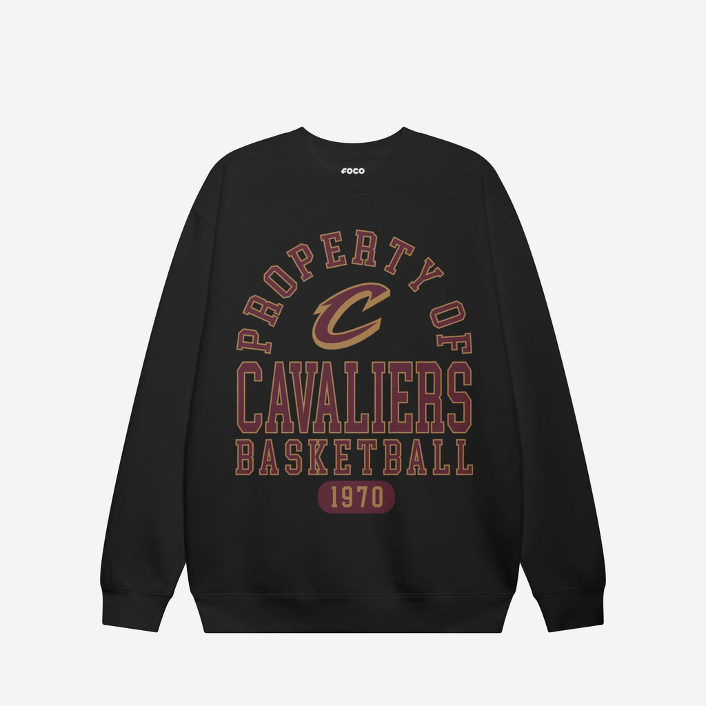 Cleveland Cavaliers Property Of Crew Neck Sweatshirt FOCO S - FOCO.com