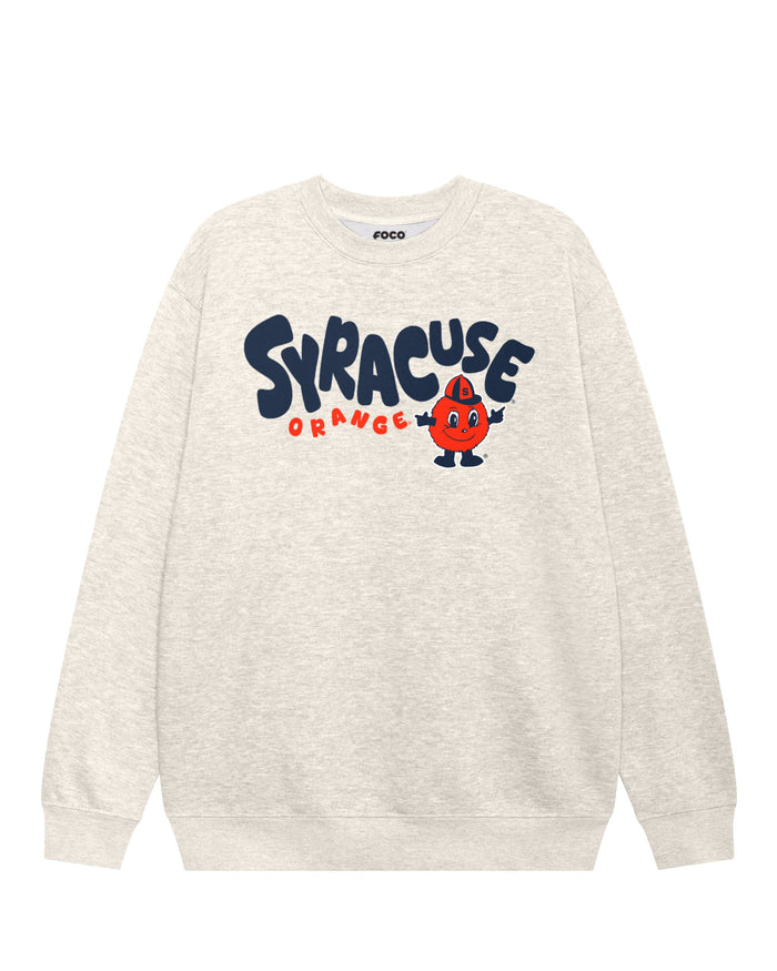 Syracuse Orange Bubble Crew Neck Sweatshirt FOCO S - FOCO.com