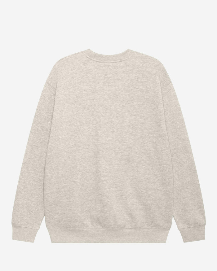 NC State Wolfpack Candy Heart Crew Neck Sweatshirt FOCO Oatmeal Heather S - FOCO.com