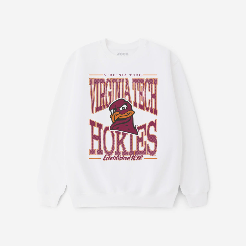 Virginia Tech Hokies Diamond Dynasty Crew Neck Sweatshirt FOCO S - FOCO.com