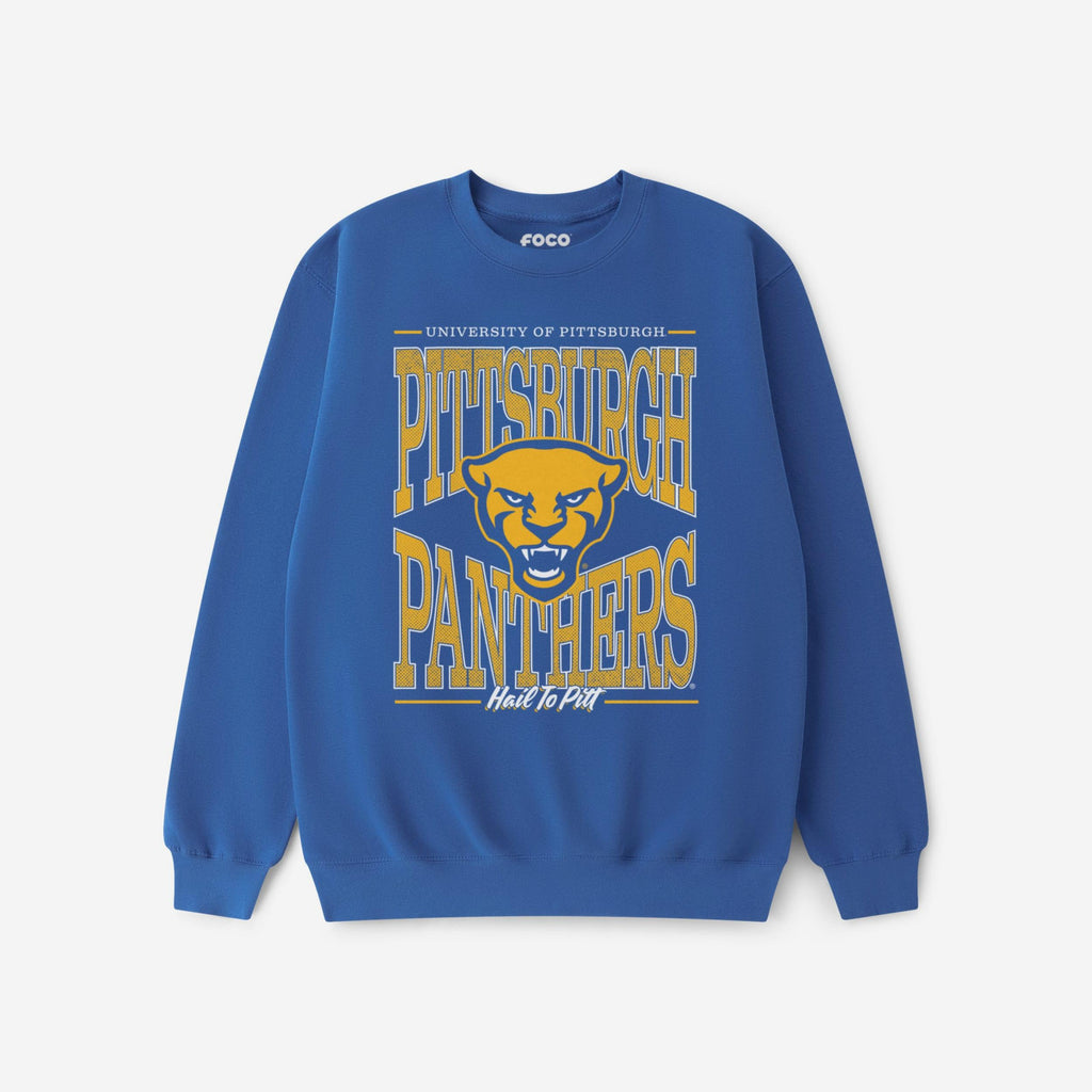 Pittsburgh Panthers Diamond Dynasty Crew Neck Sweatshirt FOCO S - FOCO.com