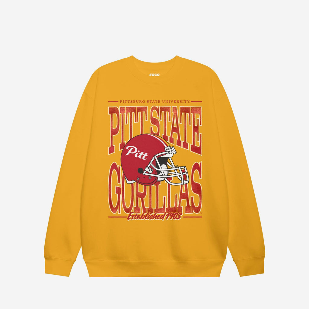 Pittsburg State Gorillas Diamond Dynasty Crew Neck Sweatshirt FOCO S - FOCO.com