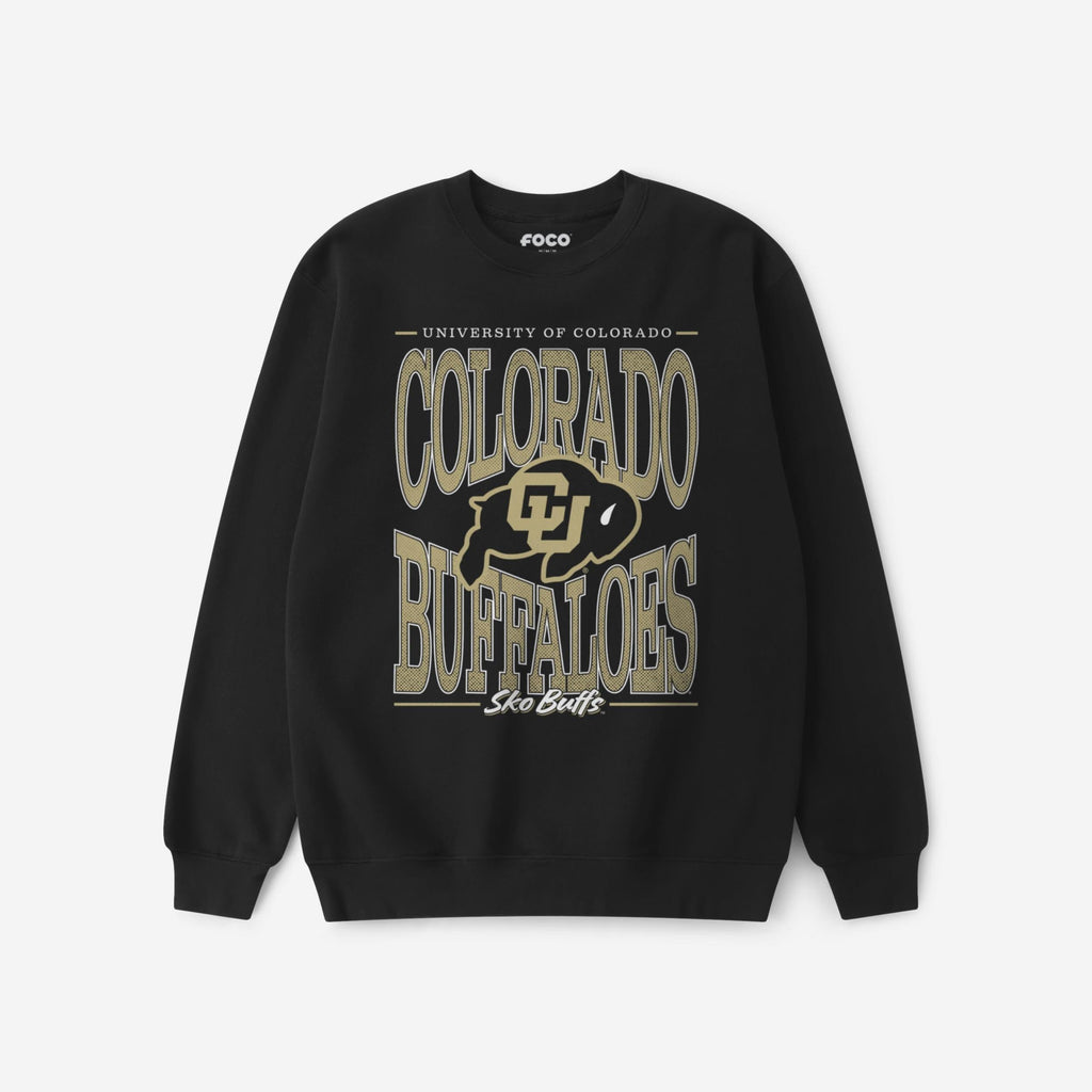 Colorado Buffaloes Diamond Dynasty Crew Neck Sweatshirt FOCO S - FOCO.com