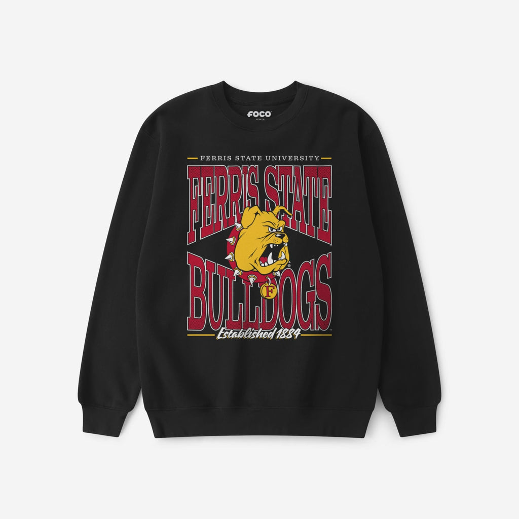 Ferris State Bulldogs Diamond Dynasty Crew Neck Sweatshirt FOCO S - FOCO.com