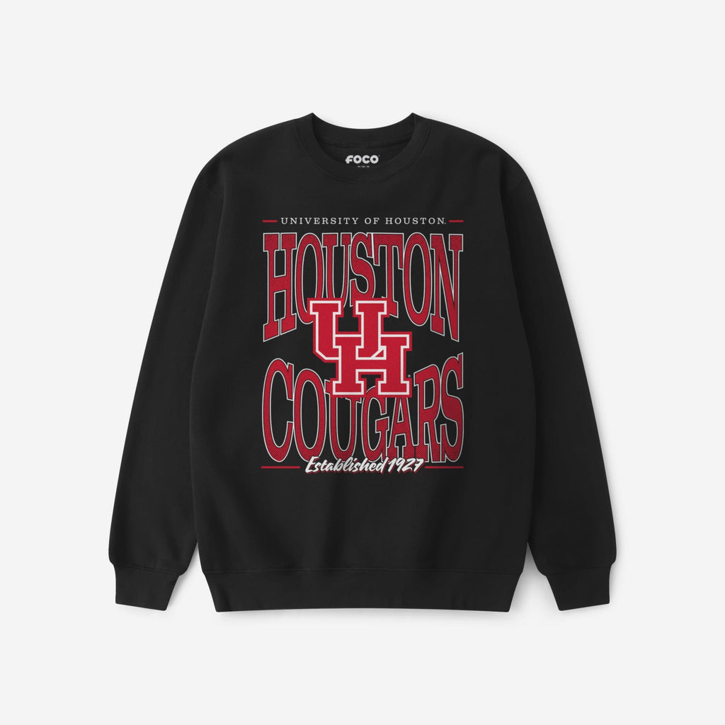 Houston Cougars Diamond Dynasty Crew Neck Sweatshirt FOCO S - FOCO.com
