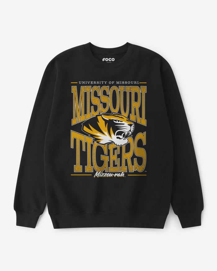 Missouri Tigers Diamond Dynasty Crew Neck Sweatshirt FOCO S - FOCO.com