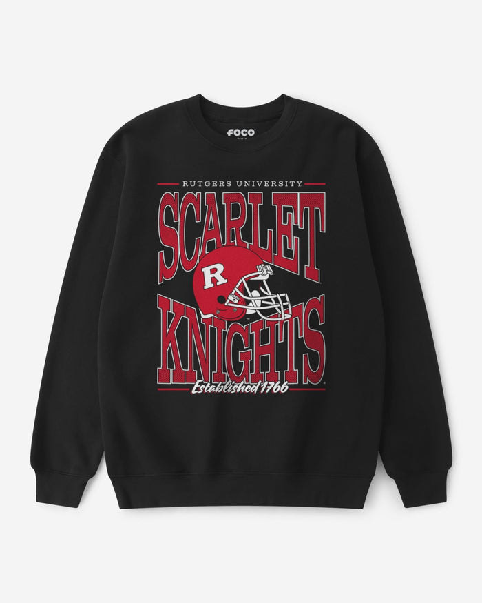 Rutgers Scarlet Knights Diamond Dynasty Crew Neck Sweatshirt FOCO S - FOCO.com