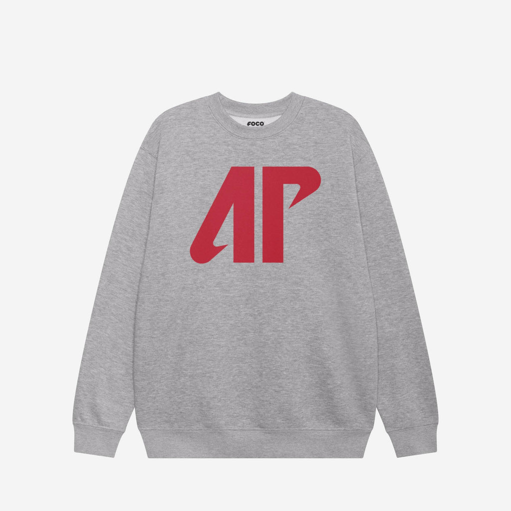 Austin Peay Governors Primary Logo Crew Neck Sweatshirt FOCO Athletic Heather S - FOCO.com