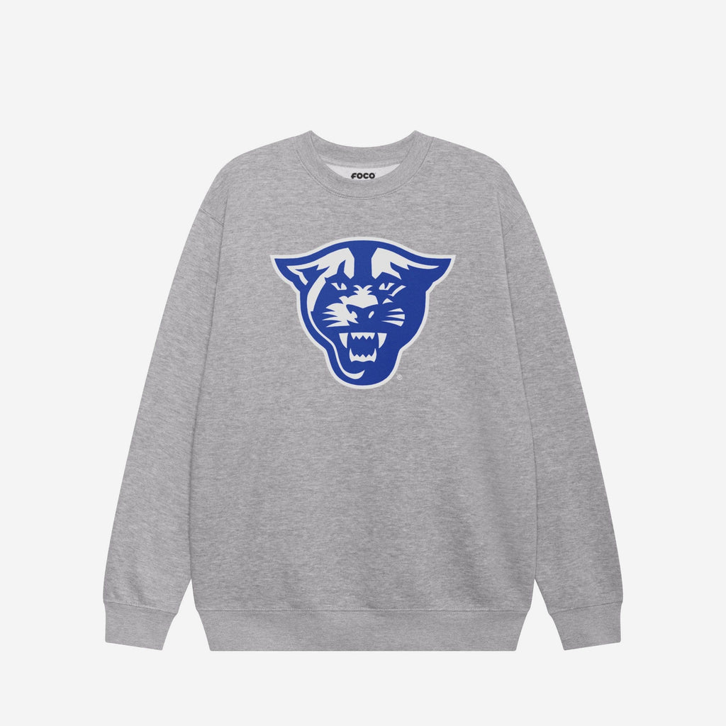 Georgia State Panthers Primary Logo Crew Neck Sweatshirt FOCO Athletic Heather S - FOCO.com