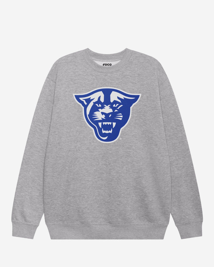 Georgia State Panthers Primary Logo Crew Neck Sweatshirt FOCO Athletic Heather S - FOCO.com
