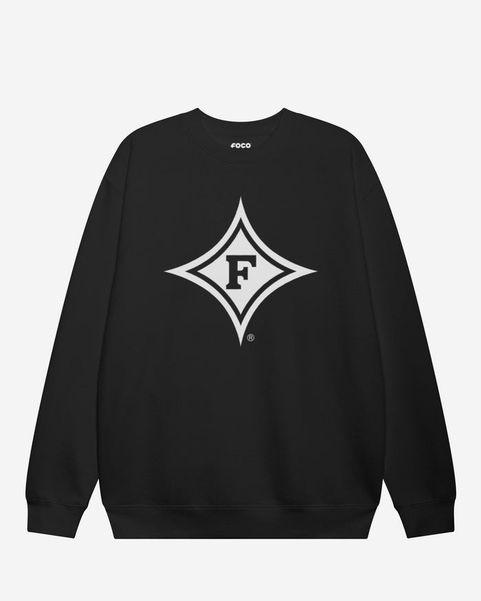 Furman Paladins Primary Logo Crew Neck Sweatshirt FOCO Black S - FOCO.com