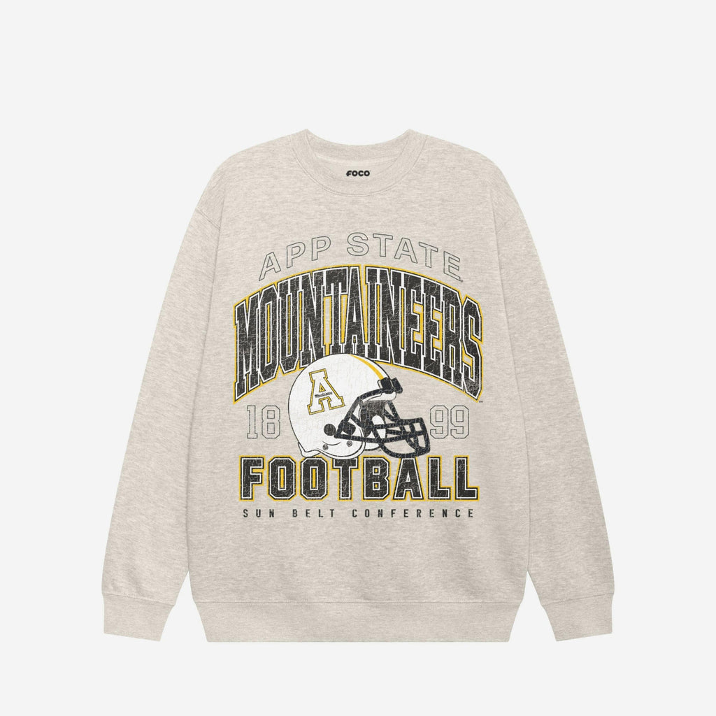 Appalachian State Mountaineers Varsity Crew Neck Sweatshirt FOCO S - FOCO.com