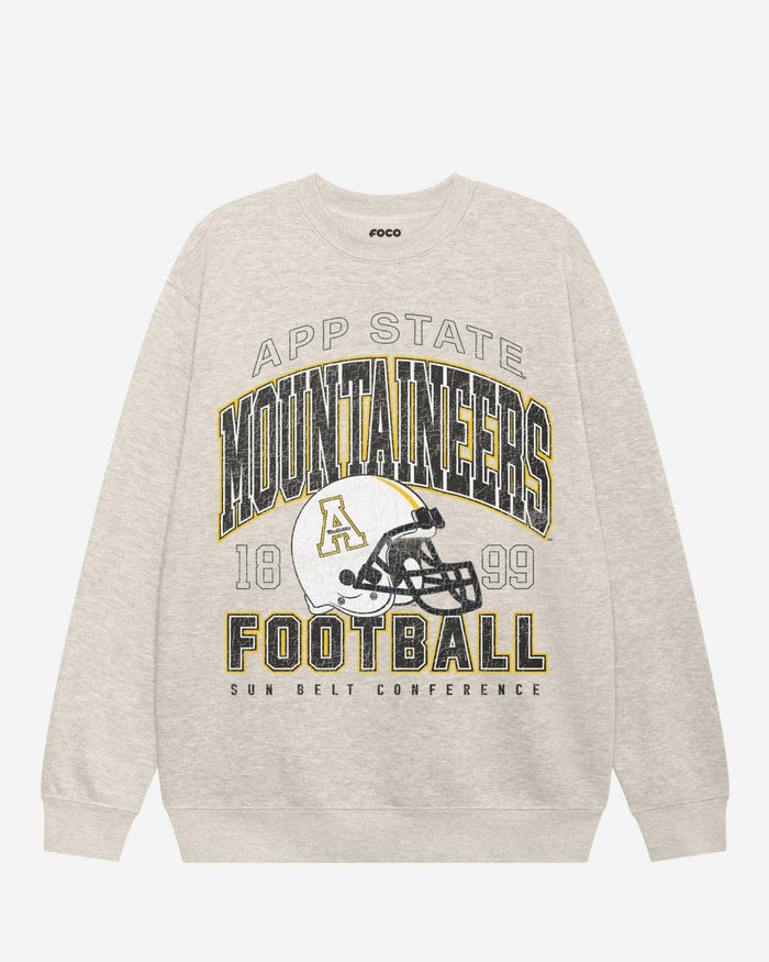 Appalachian State Mountaineers Varsity Crew Neck Sweatshirt FOCO S - FOCO.com