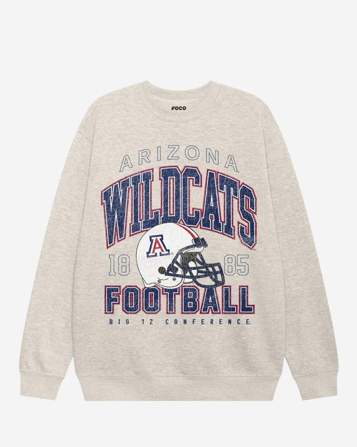 Arizona Wildcats Varsity Crew Neck Sweatshirt FOCO S - FOCO.com
