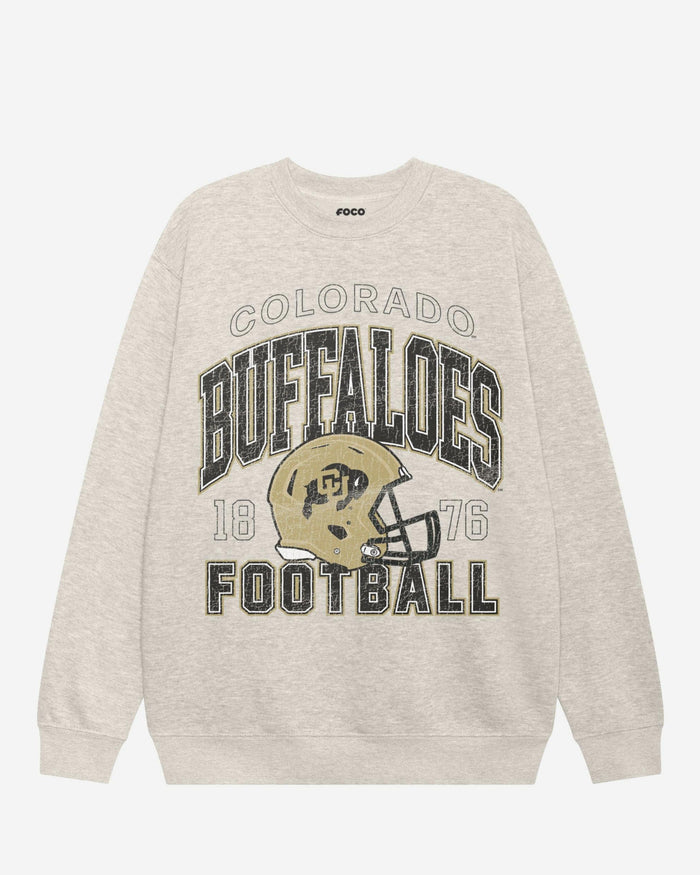 Colorado Buffaloes Varsity Crew Neck Sweatshirt FOCO S - FOCO.com