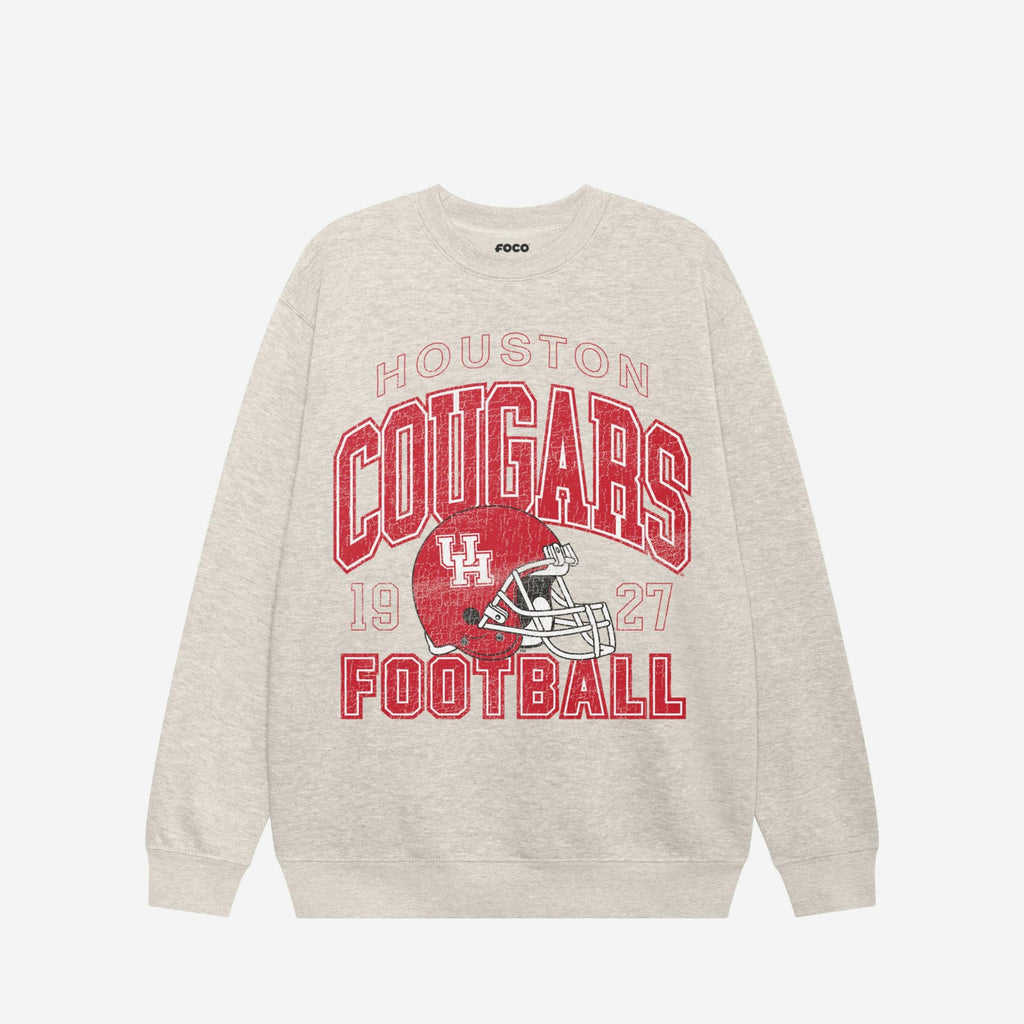 Houston Cougars Varsity Crew Neck Sweatshirt FOCO S - FOCO.com