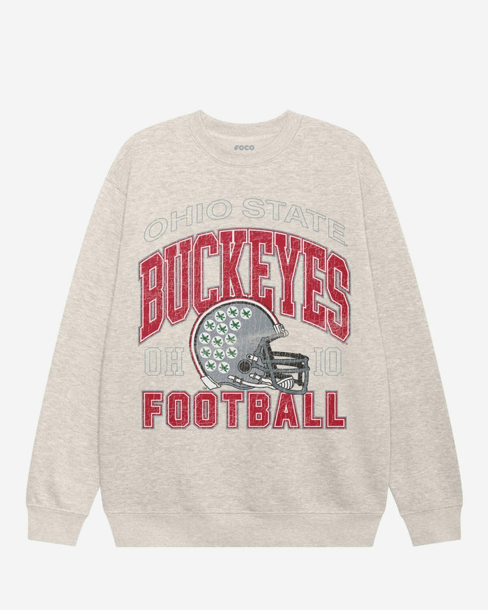Ohio State Buckeyes Varsity Crew Neck Sweatshirt FOCO S - FOCO.com