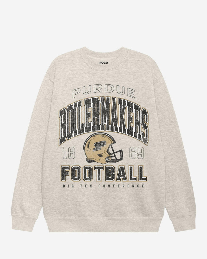 Purdue Boilermakers Varsity Crew Neck Sweatshirt FOCO S - FOCO.com