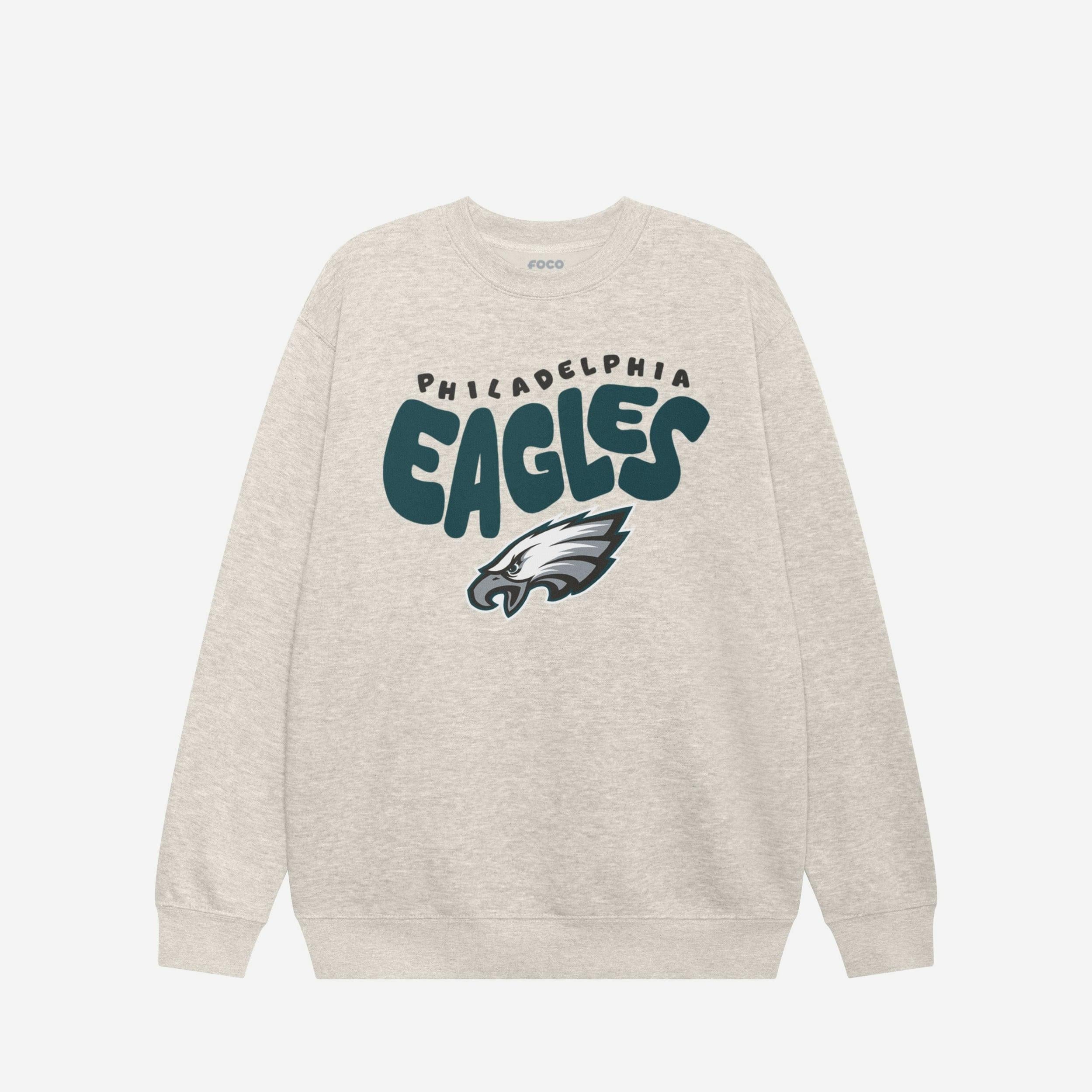Philadelphia Eagles Bubble Crew Neck Sweatshirt FOCO