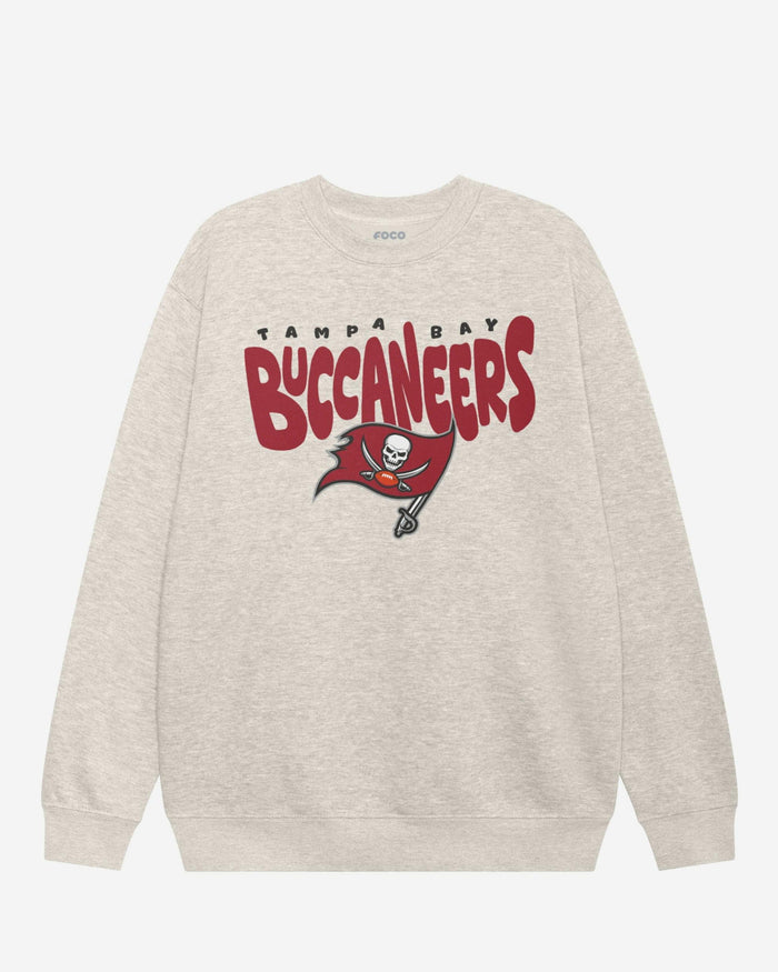 Tampa Bay Buccaneers Bubble Crew Neck Sweatshirt FOCO S - FOCO.com