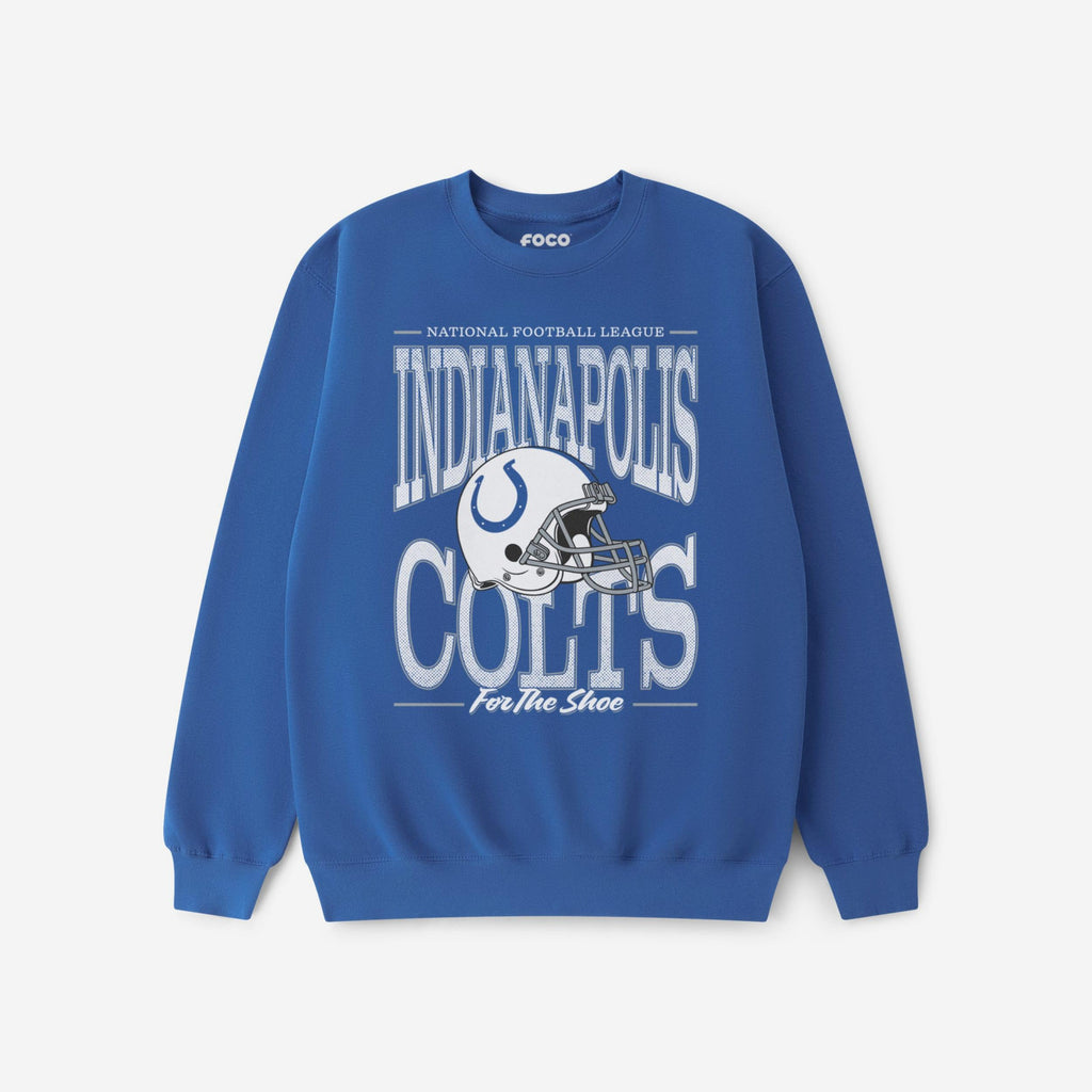 Indianapolis Colts Diamond Dynasty Crew Neck Sweatshirt FOCO S - FOCO.com