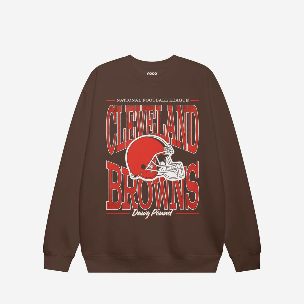 Cleveland Browns Diamond Dynasty Crew Neck Sweatshirt FOCO S - FOCO.com
