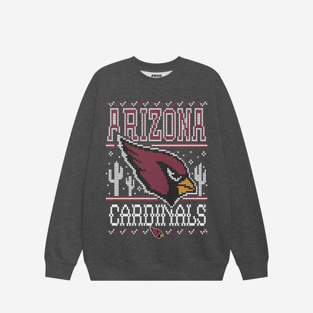 Arizona Cardinals Holiday Crew Neck Sweatshirt FOCO S - FOCO.com