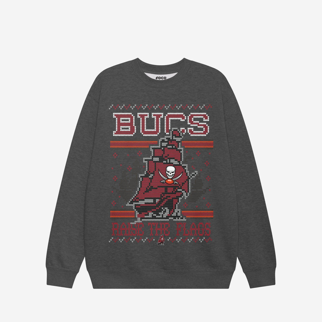 Tampa Bay Buccaneers Holiday Crew Neck Sweatshirt FOCO S - FOCO.com