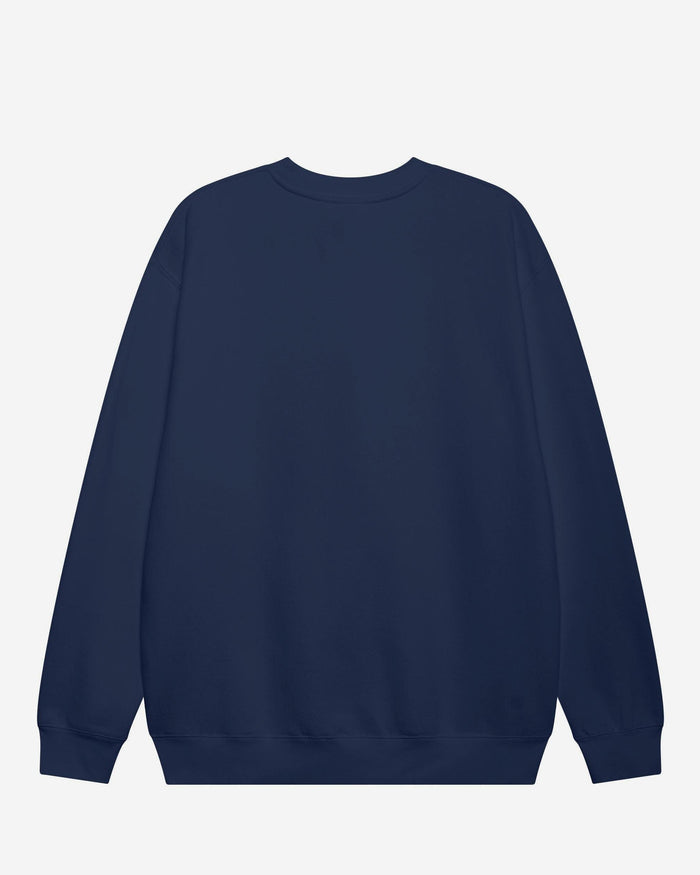 Tennessee Titans Primary Logo Crew Neck Sweatshirt FOCO Athletic Heather S - FOCO.com