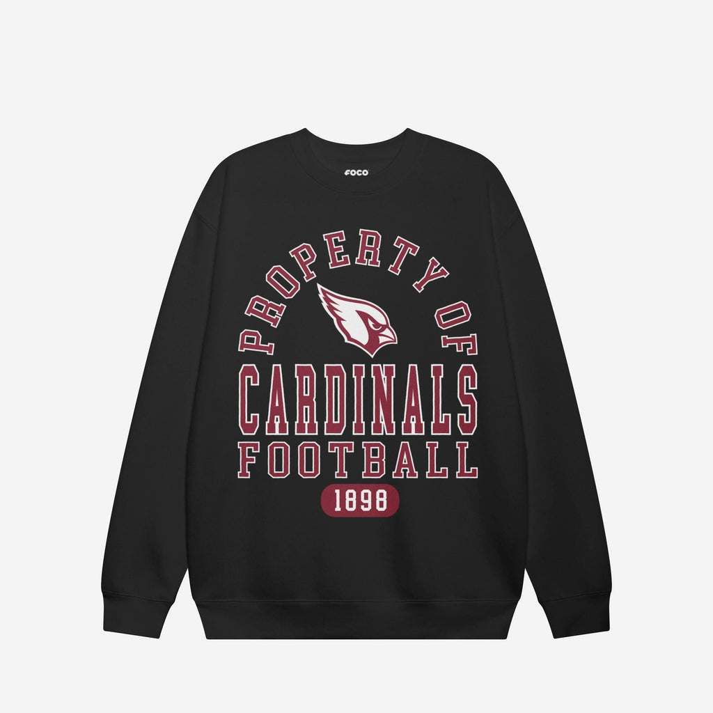 Arizona Cardinals Property of Crew Neck Sweatshirt FOCO S - FOCO.com