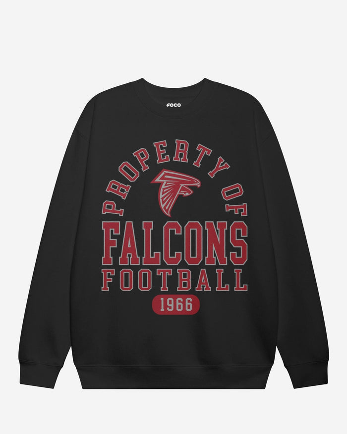 Atlanta Falcons Property of Crew Neck Sweatshirt FOCO S - FOCO.com