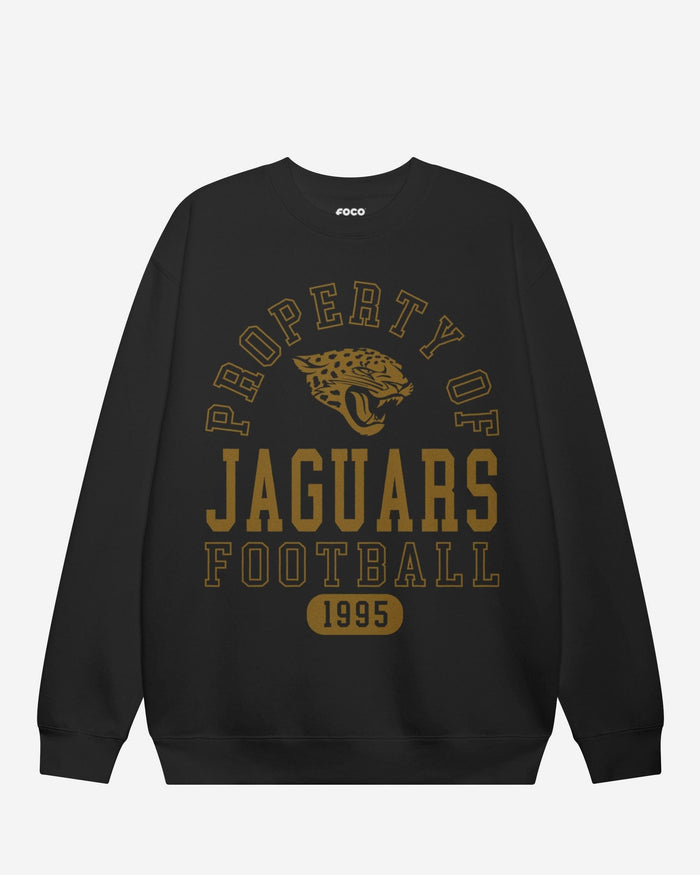 Jacksonville Jaguars Property of Crew Neck Sweatshirt FOCO S - FOCO.com