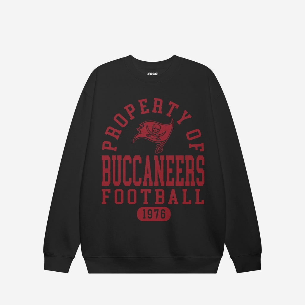 Tampa Bay Buccaneers Property of Crew Neck Sweatshirt FOCO S - FOCO.com