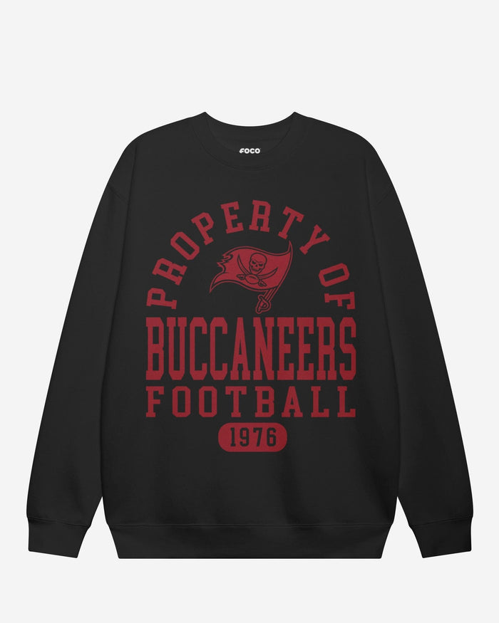 Tampa Bay Buccaneers Property of Crew Neck Sweatshirt FOCO S - FOCO.com