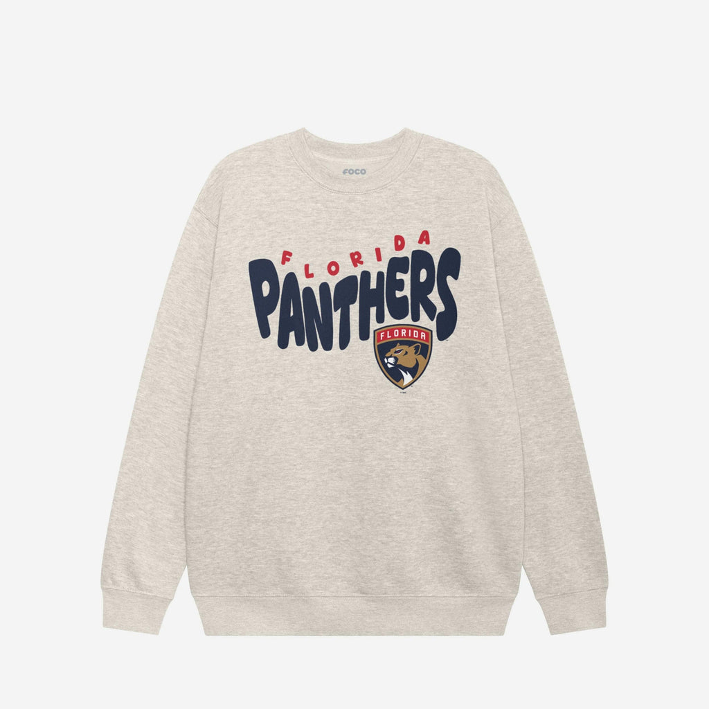 Florida Panthers Bubble Crew Neck Sweatshirt FOCO S - FOCO.com