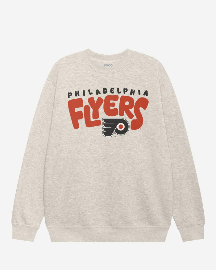 Philadelphia Flyers Bubble Crew Neck Sweatshirt FOCO S - FOCO.com