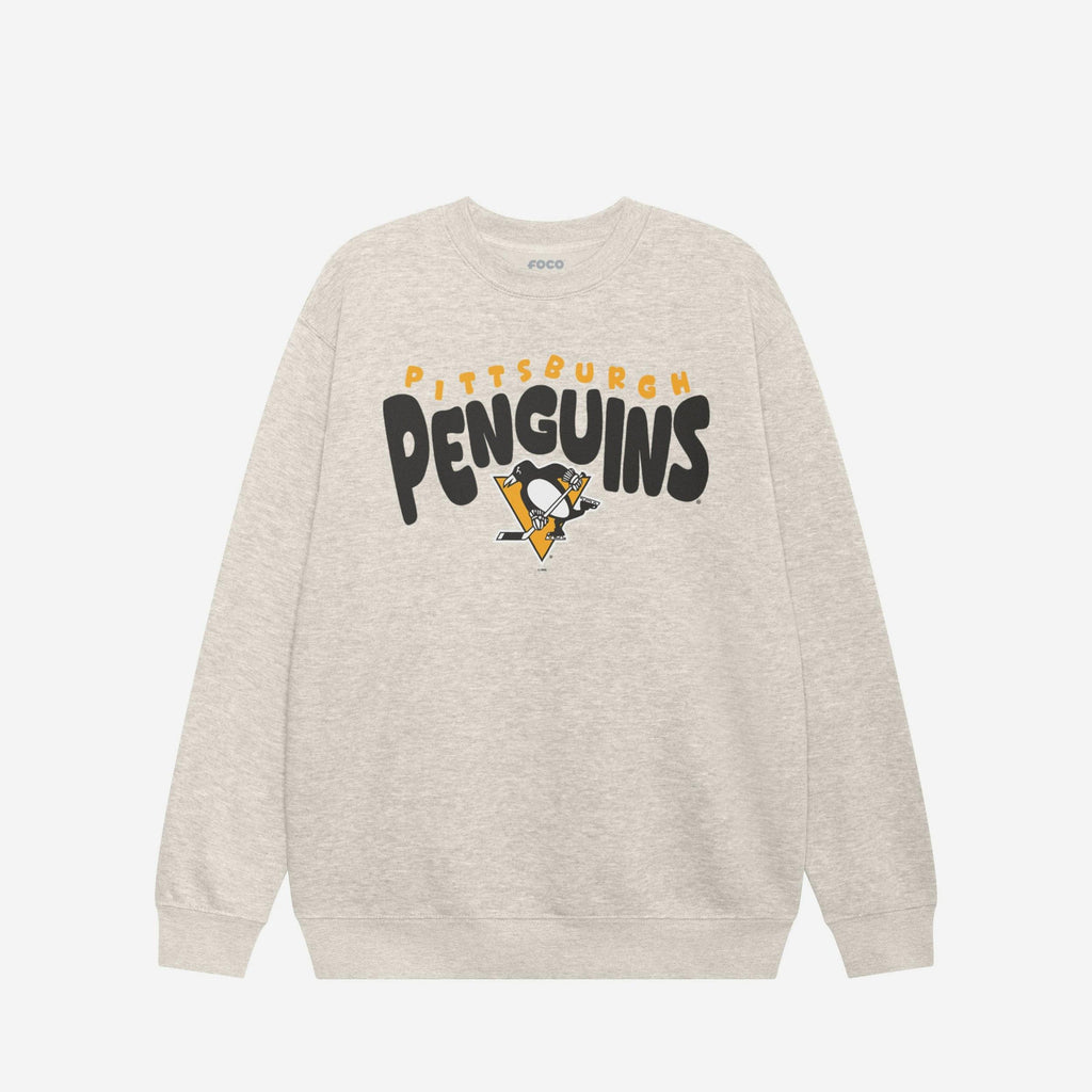 Pittsburgh Penguins Bubble Crew Neck Sweatshirt FOCO S - FOCO.com