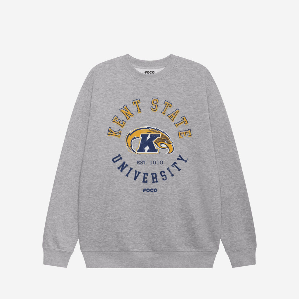 Kent State Golden Flashes Circle Vintage Crew Neck Sweatshirt FOCO S - FOCO.com