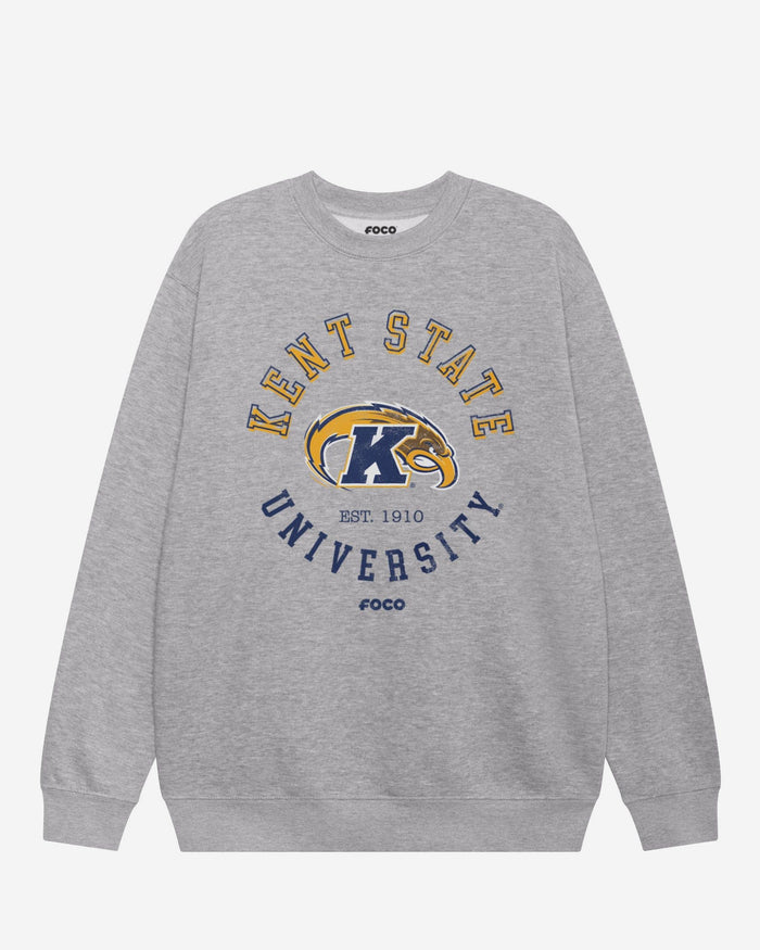 Kent State Golden Flashes Circle Vintage Crew Neck Sweatshirt FOCO S - FOCO.com
