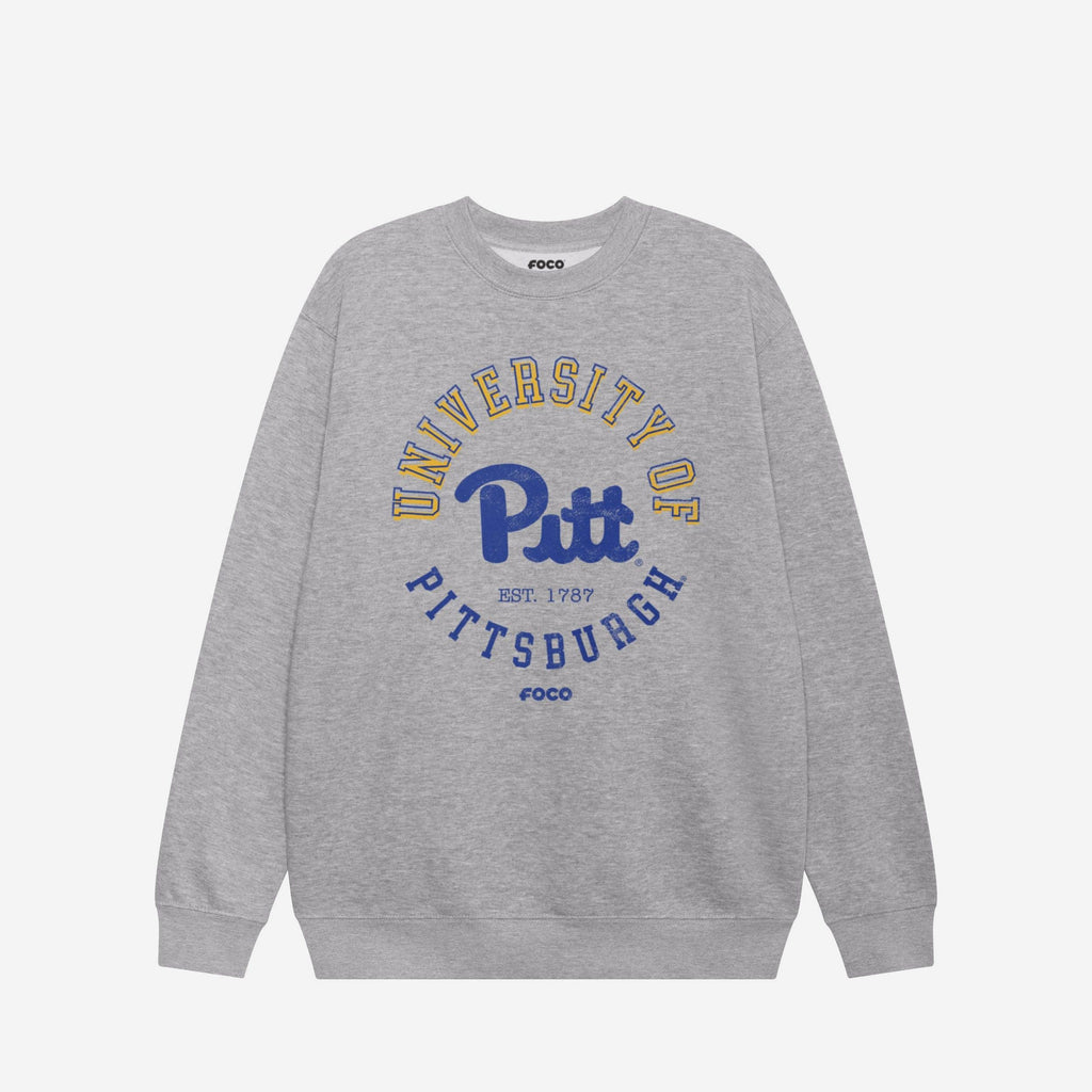 Pittsburgh Panthers Circle Vintage Crew Neck Sweatshirt FOCO S - FOCO.com