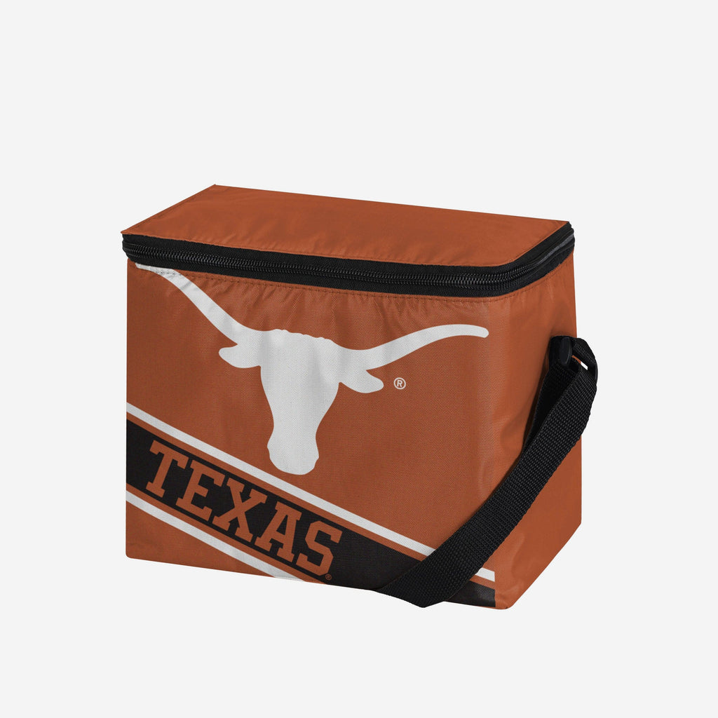 Texas Longhorns Big Logo Stripe 6 Pack Cooler FOCO