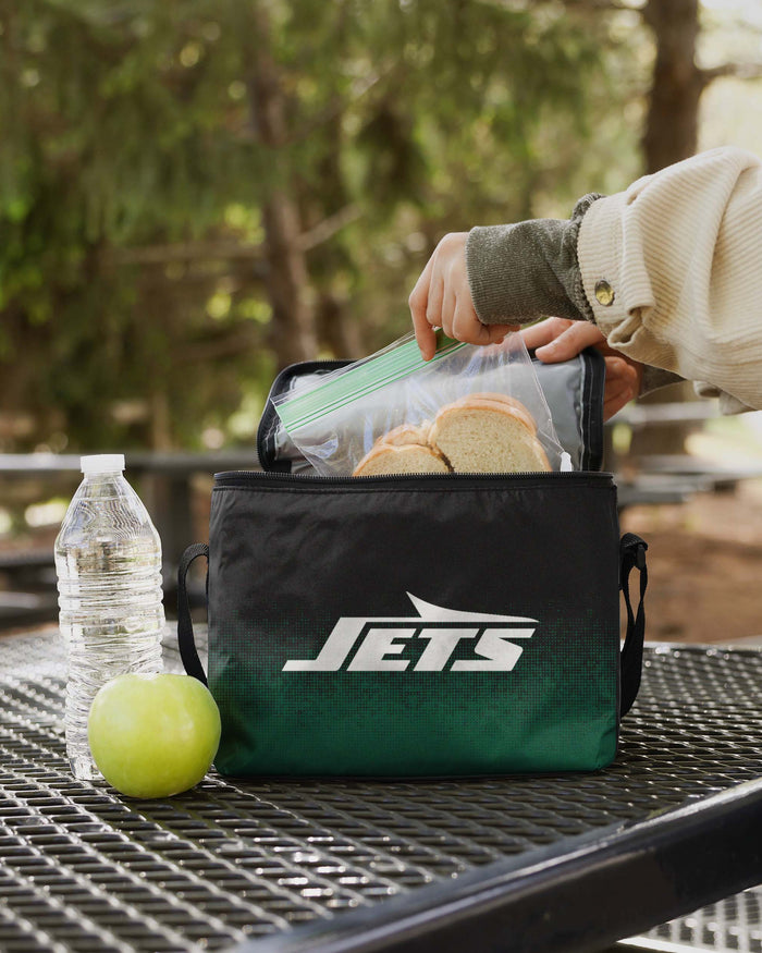 New York Jets Big Logo Gradient 6 Pack Cooler FOCO - FOCO.com