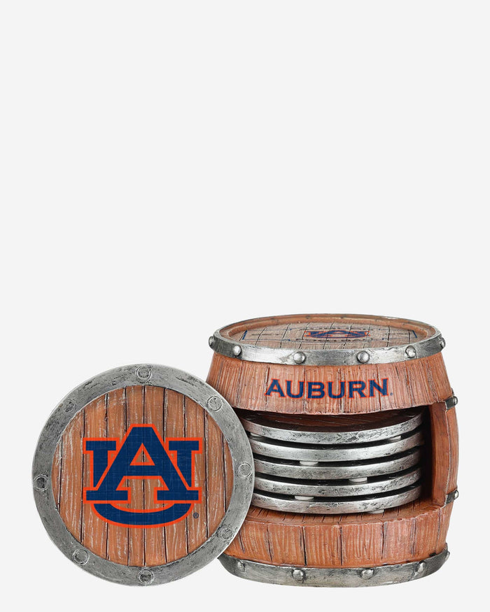 Auburn Tigers 5 Pack Barrel Coaster Set FOCO - FOCO.com