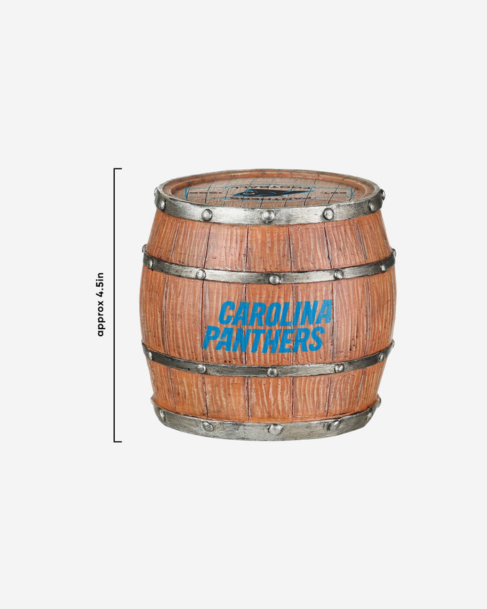 Carolina Panthers 5 Pack Barrel Coaster Set FOCO - FOCO.com