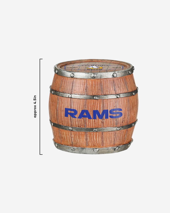 Los Angeles Rams 5 Pack Barrel Coaster Set FOCO - FOCO.com
