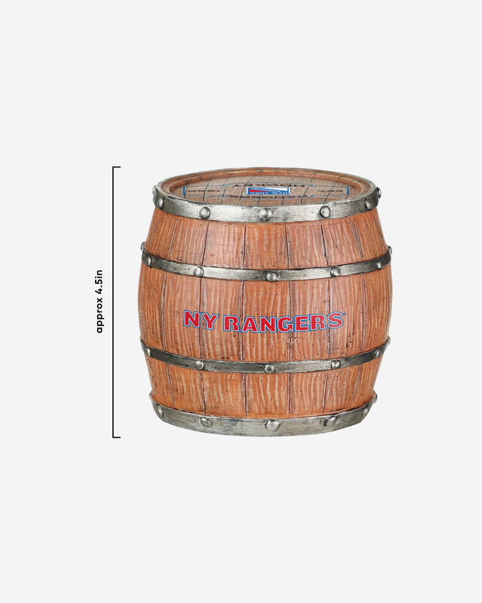 New York Rangers 5 Pack Barrel Coaster Set FOCO - FOCO.com