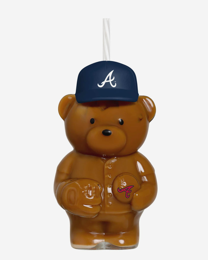 Atlanta Braves Glass Bear Tumbler FOCO - FOCO.com